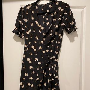 Floral Wrap Dress